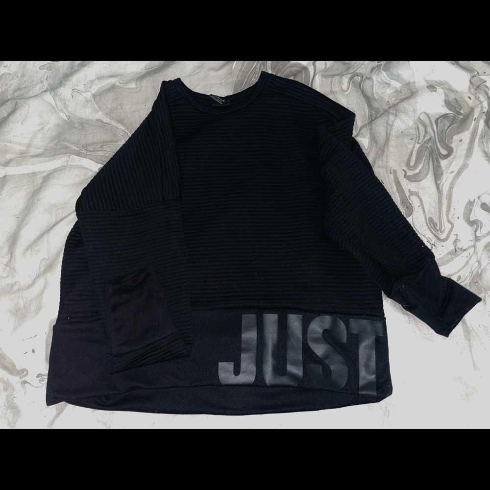 Nike oversized crop pullover